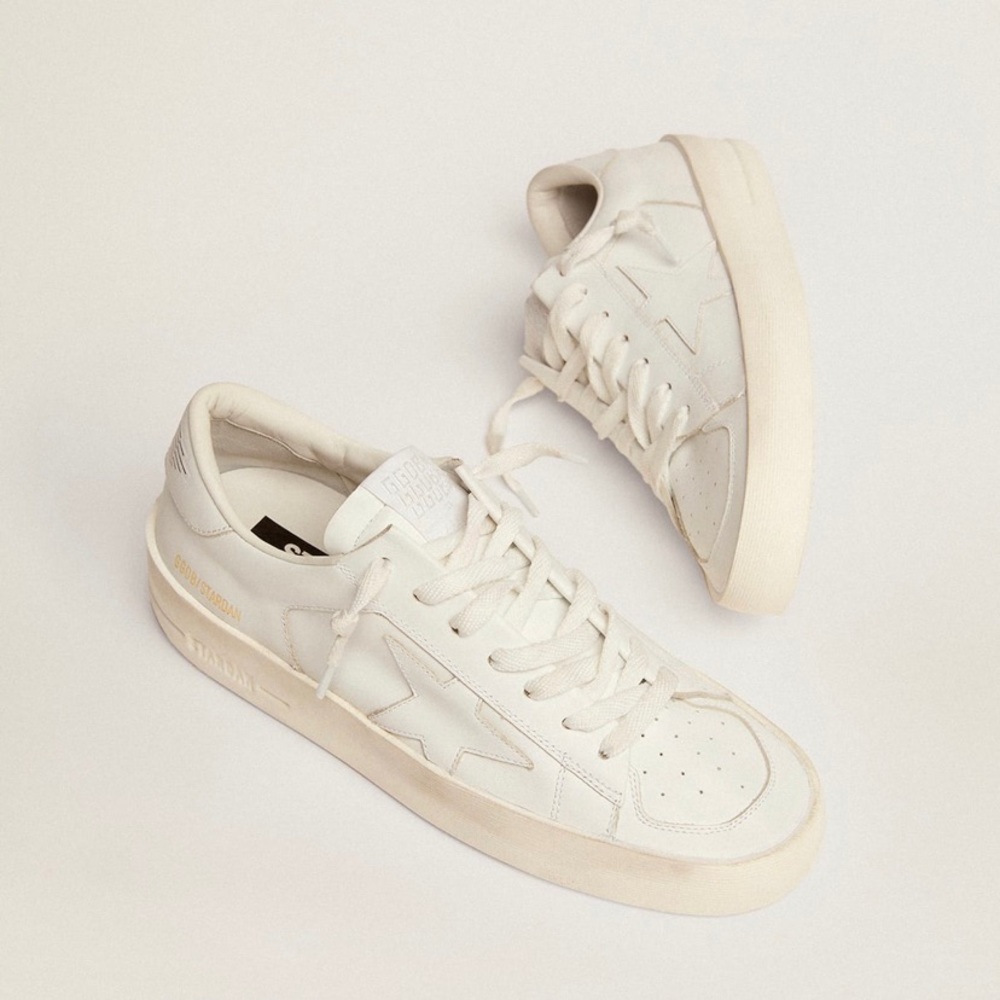 Golden Goose Deluxe Brand GGDB Stardan in white leather 36 (mint condition)